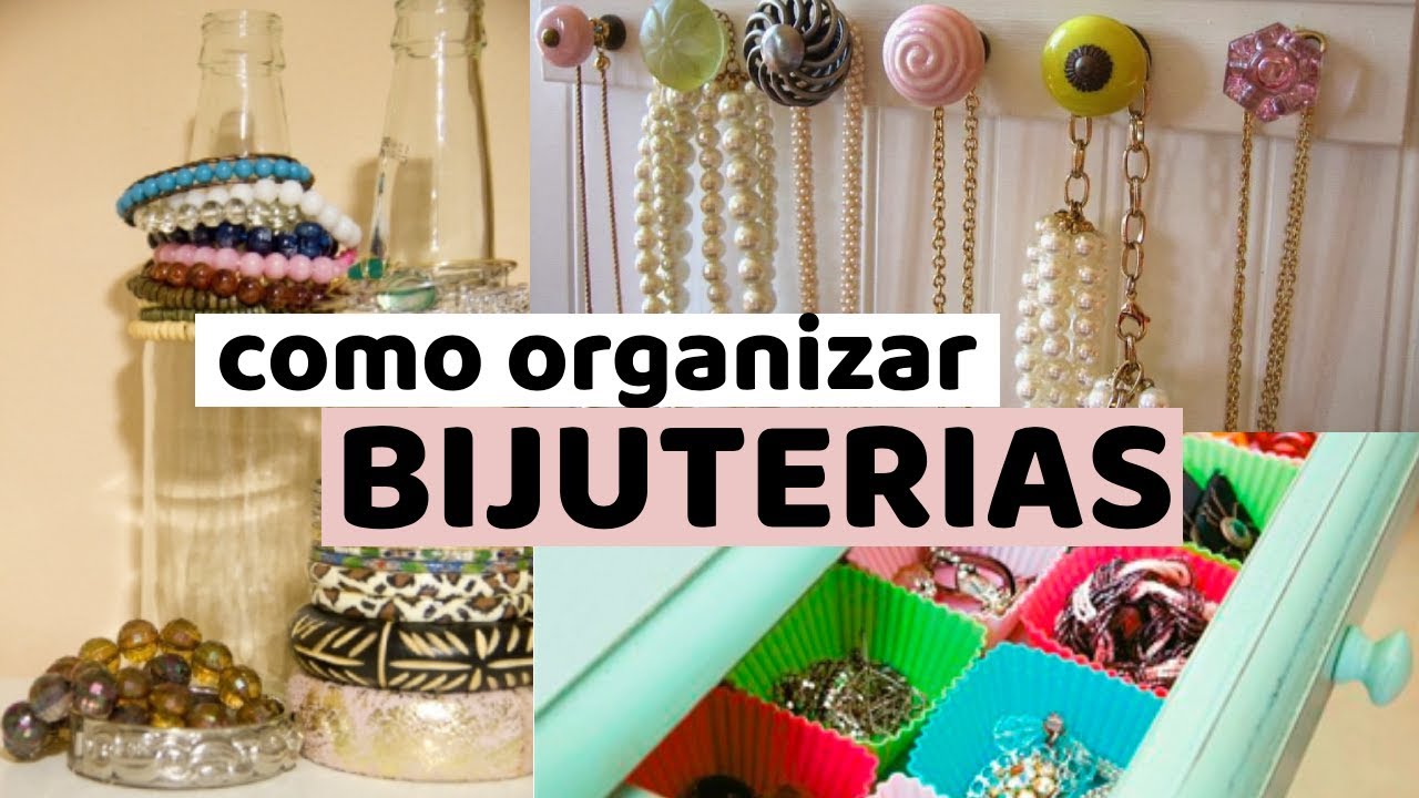 10 ideias CRIATIVAS de como organizar BIJUTERIAS