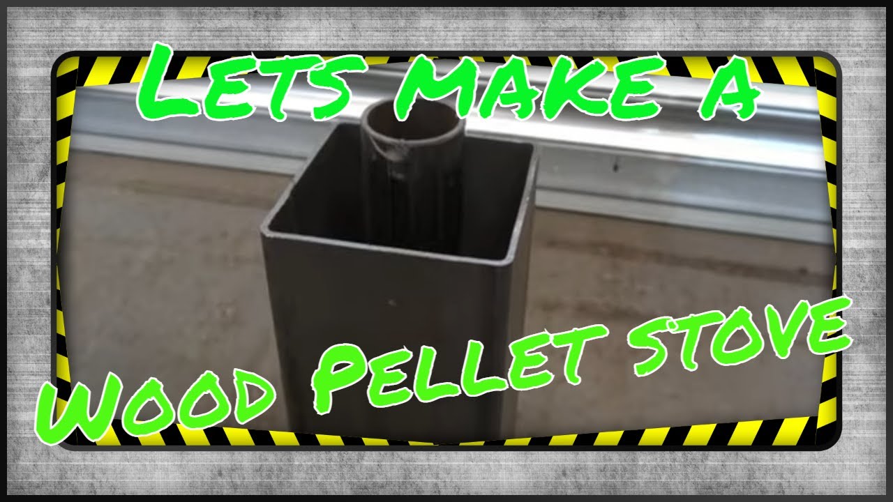 Wood Pellet Stove - Cat litter wood pellets! Cheap and Easy STOVE build