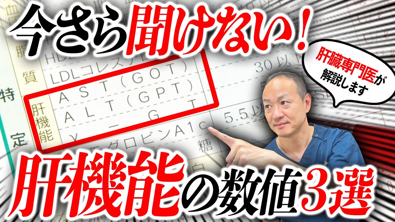 【保存版】AST・ALT・γ‑GTPって何？肝機能の指標を医師が解説【吉祥寺みどり内科・消化器クリニック】