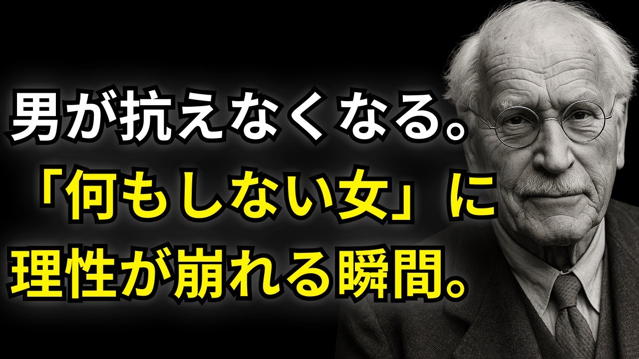 男が深く沼って追いかけてしまう「何もしない女」の秘密｜理性が壊れる瞬間。｜カール・ユング