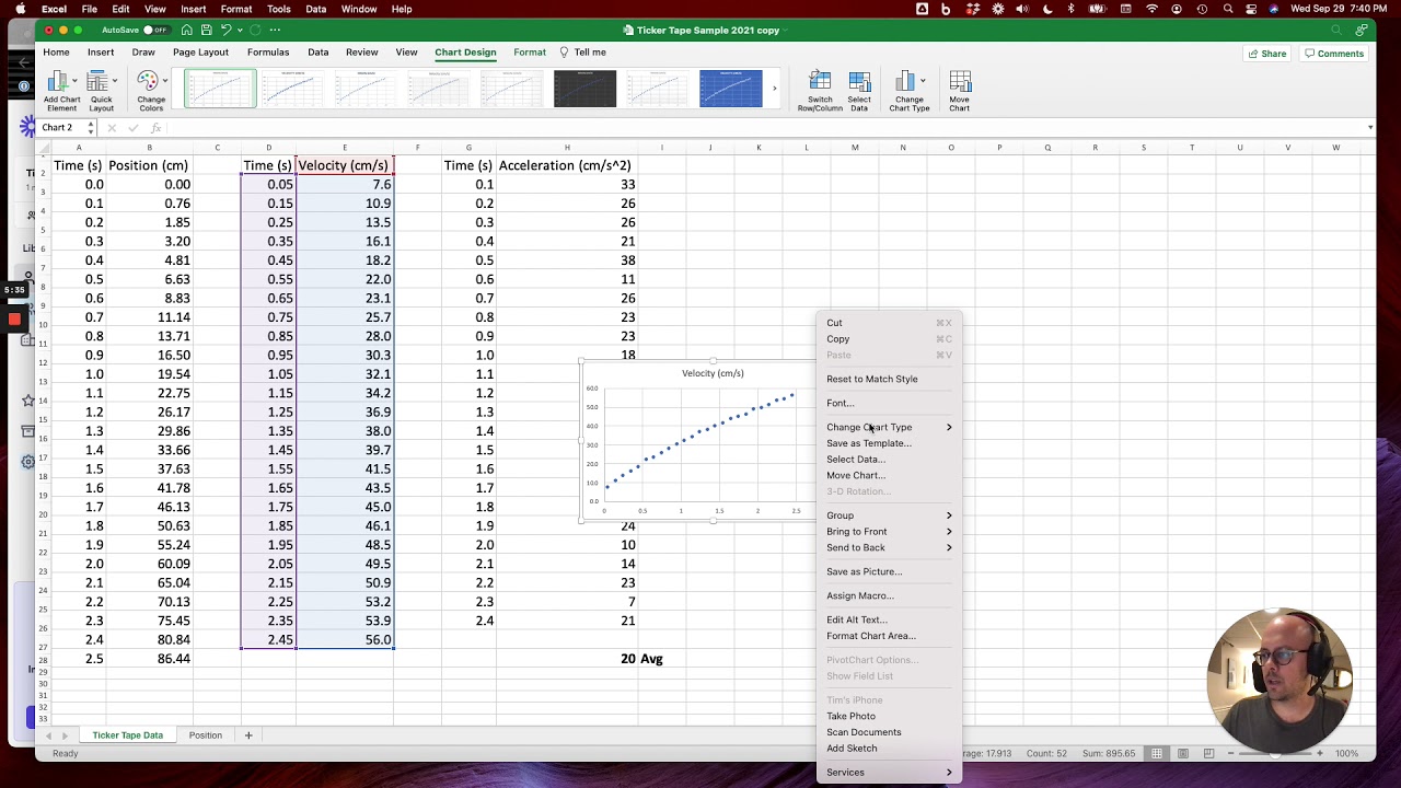 Making Ticker Tape Graphs