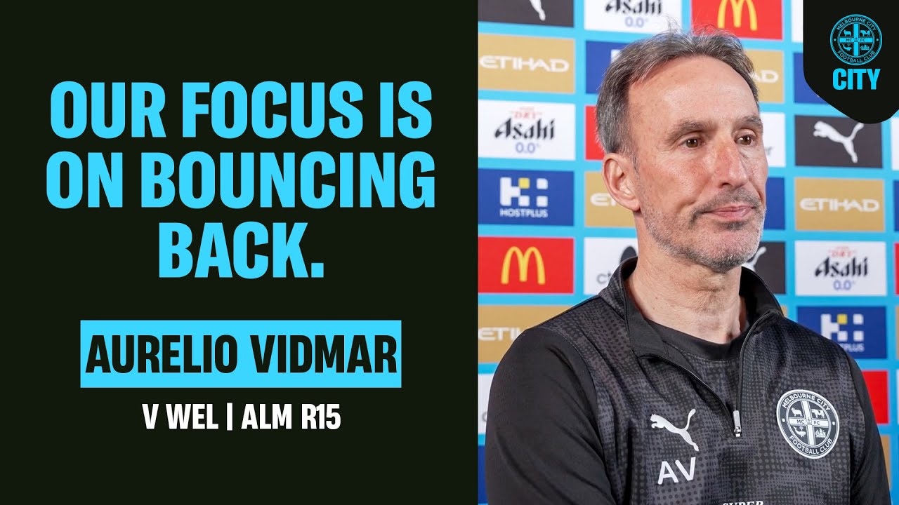 🎤 MANAGER'S PREVIEW | Aurelio Vidmar | Wellington v City | 28/01/26