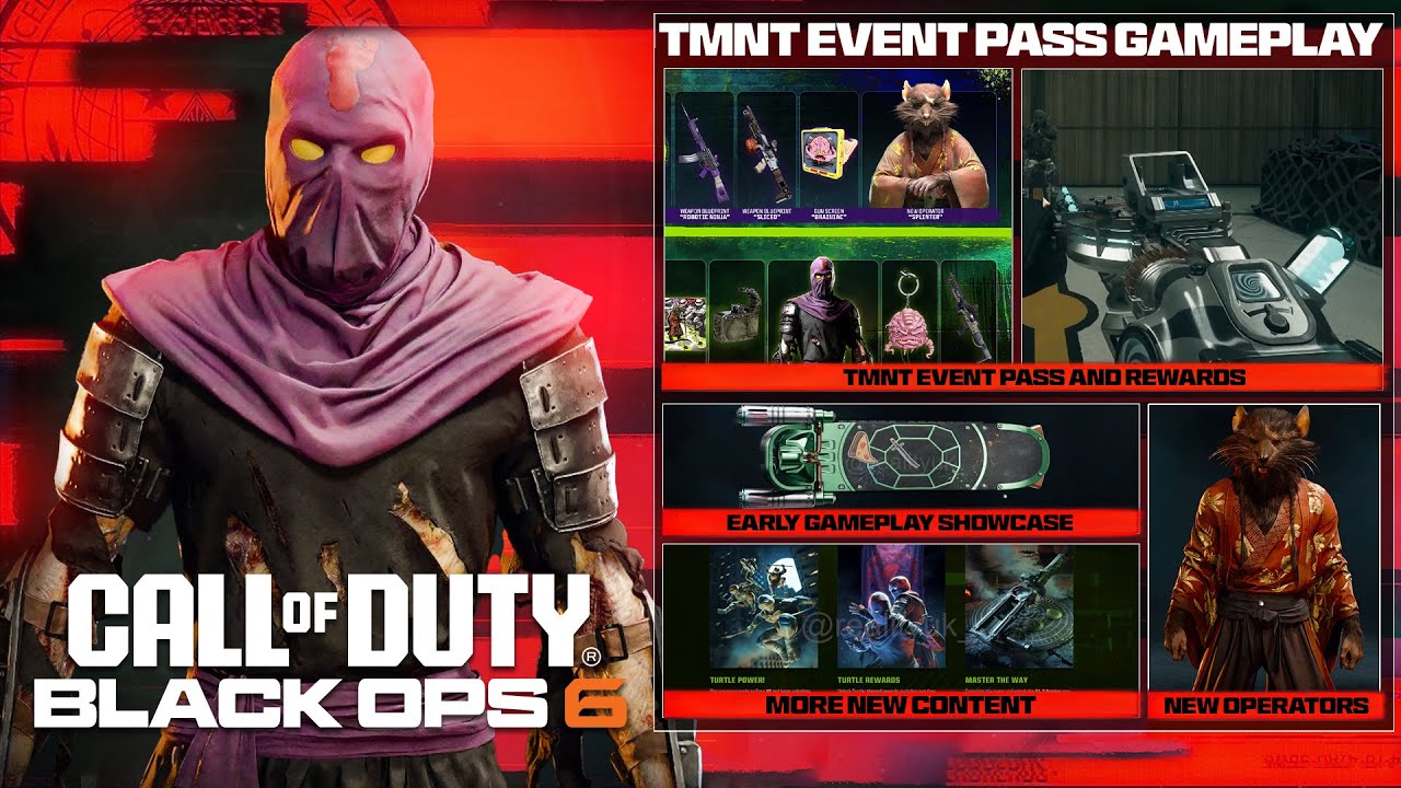 НОВЫЙ ПРОПУСК НА СОБЫТИЕ TMNT ДЛЯ Black Ops 6: РАННИЙ ВАРИАНТ ИГРЫ! (БЕСПЛАТНЫЕ ОПЕРАТОРЫ, СЕКТОР...