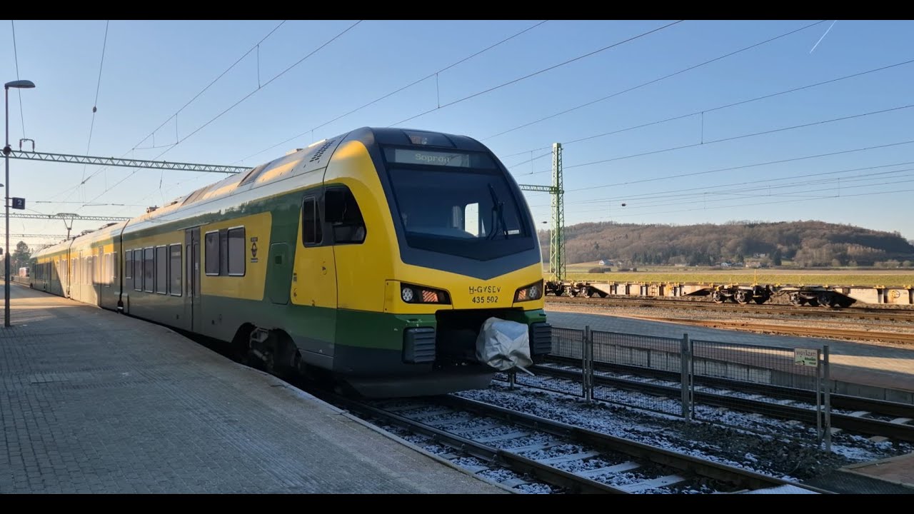 Az R9163-as indulása Szentgotthárdon Sopromba