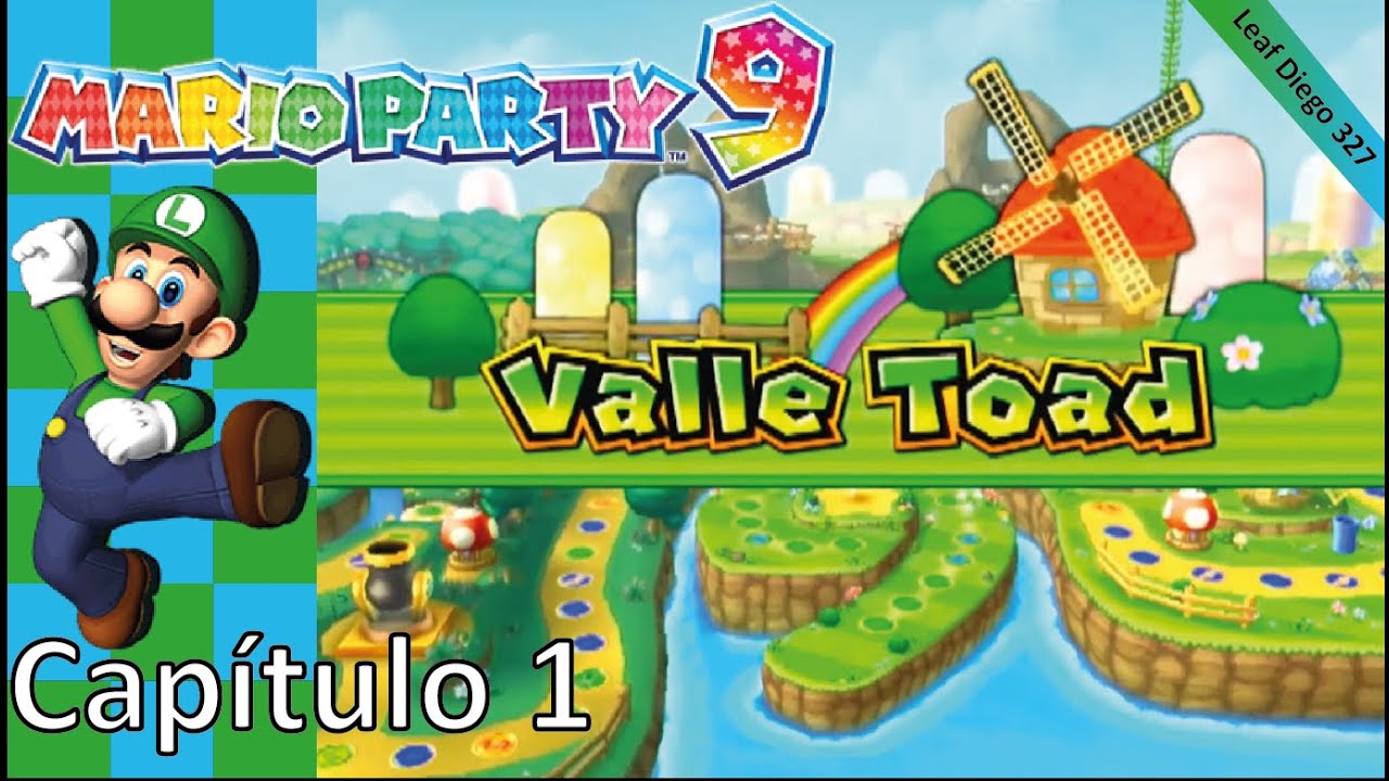 Mario Party 9 | Capítulo 1: La Aventura y Busqueda de las miniestrellas empieza hacia Valle Toad