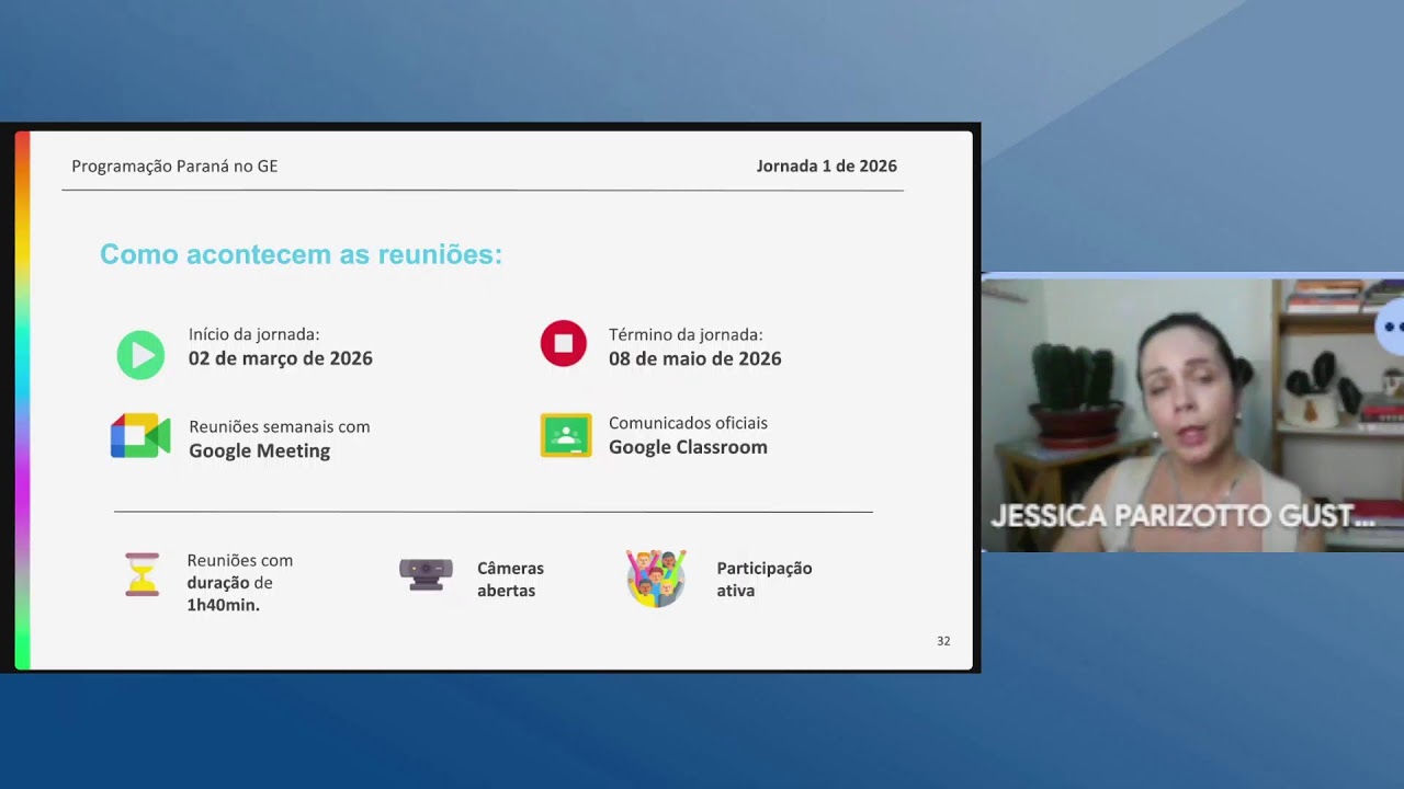 Boas Vindas 2026 - Programação Paraná