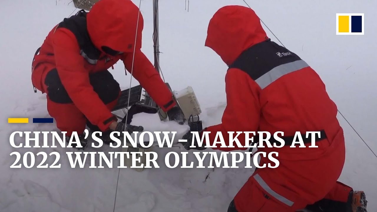 Final preparations under way for artificial snow production at Beijing Winter Olympics