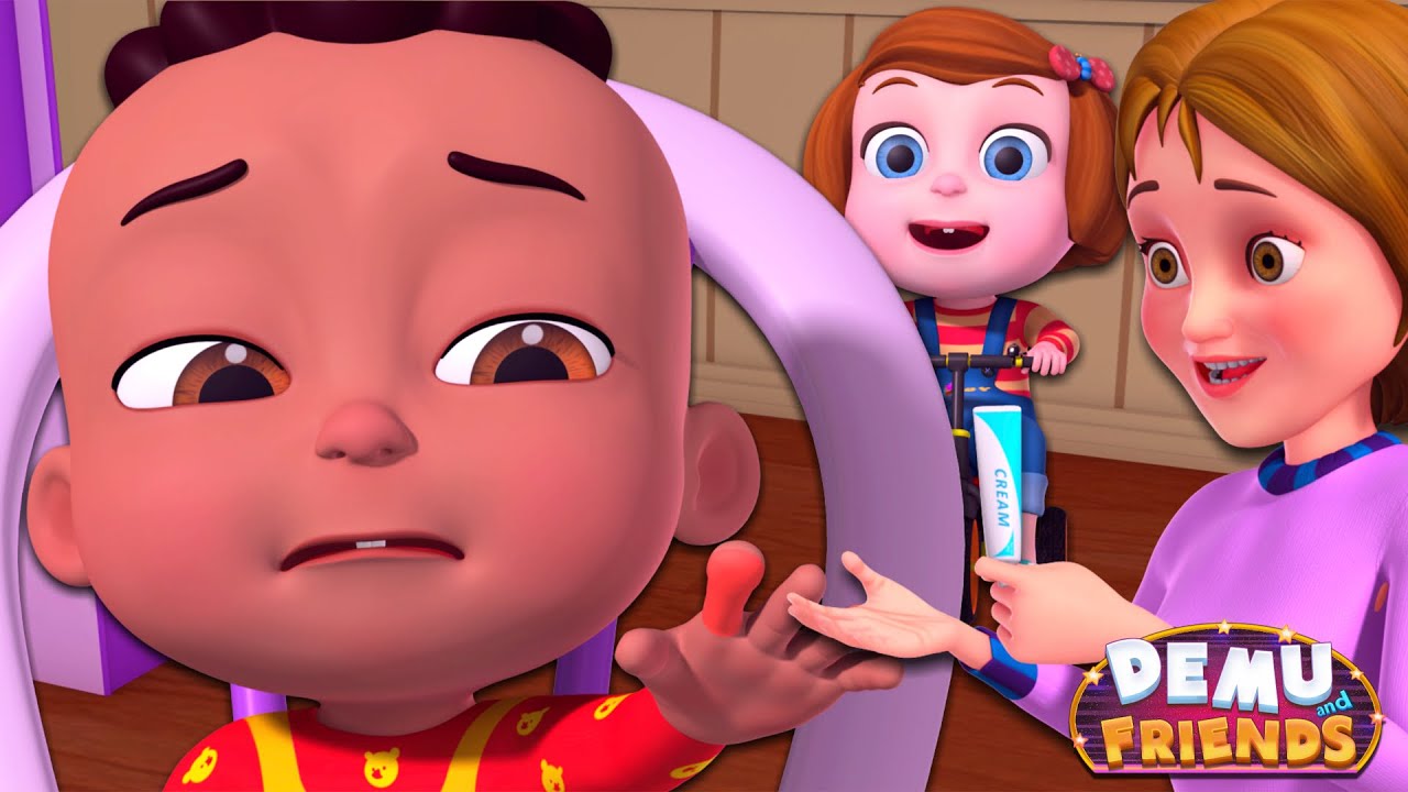 The Boo Boo Song & More Nursery Rhymes & Kids Songs | Demu Gola Rhymes | Cartoon Animation