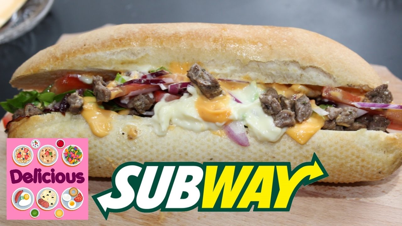 Homemade Subway Beef Sandwich Recipe - How to make subway sandwich with beef - Delicious