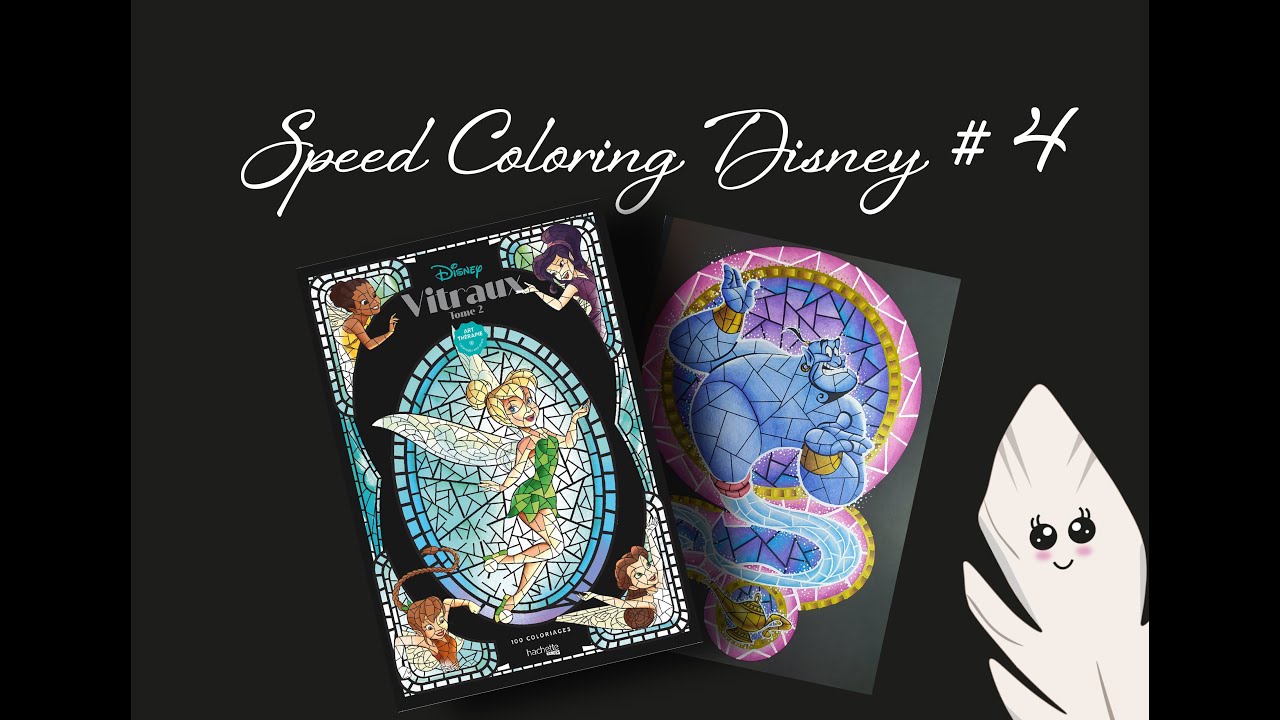 SPEED COLORING DISNEY #4 Vitraux Tome 2