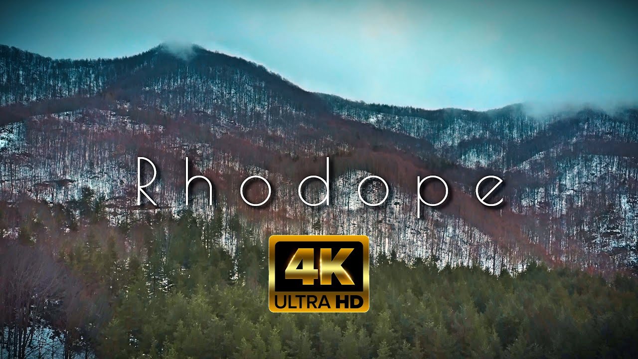 2160p - 4k - Rhodope - Rodopi in snow - Same place different colors - Ροδόπη- Drone footage - 2022