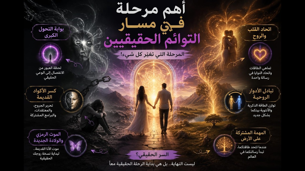 اهم مرحلة في في مسار التوائم الحقيقيين   (العائله الروحيه  الارضيه )