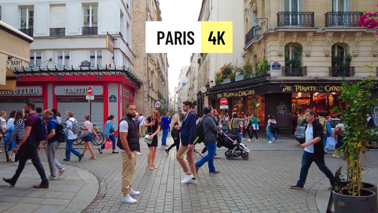 Paris Walk 🇫🇷 3rd Arrondissement, November 2022 | 4K