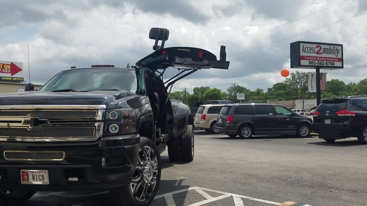 Wheelchair accessible Chev. 3500 from Access2mobility Tyler Tx