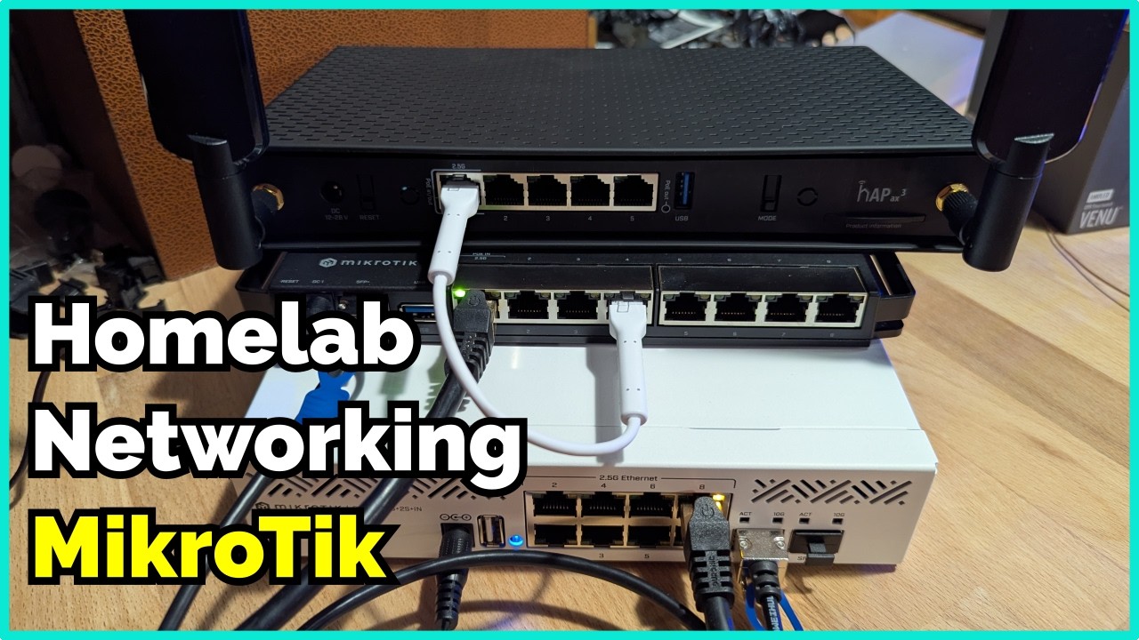 Homelab Networking with MikroTik - VLAN Setup [Part 3]