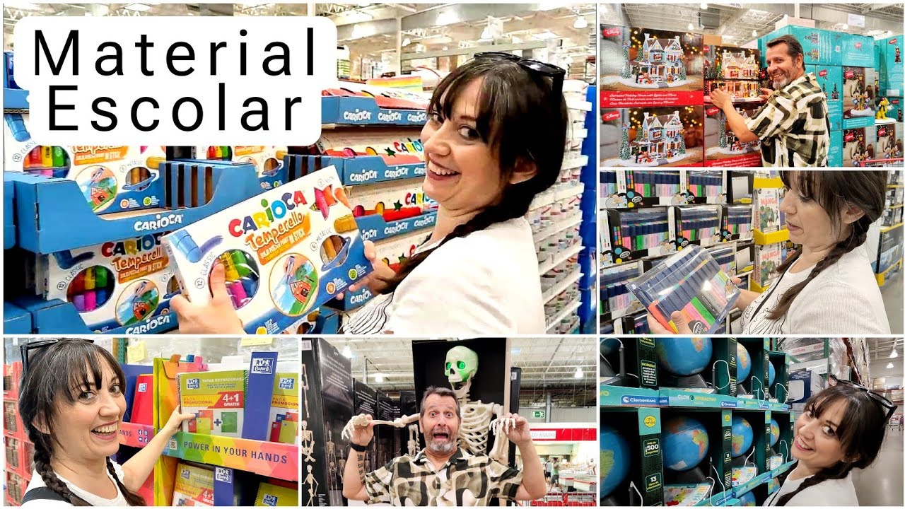 Os enseñamos todo el Material Escolar del Costco + Avance de Halloween y Navidad