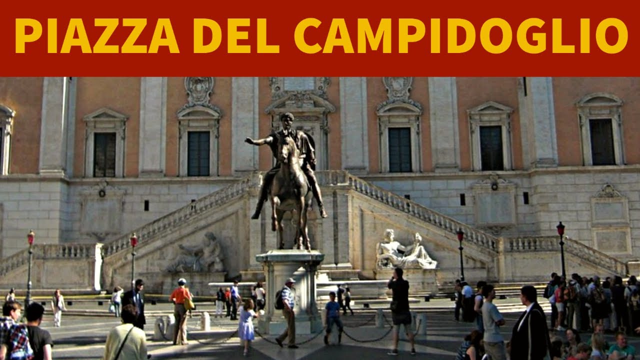 CAMPIDOGLIO SQUARE, CAPITOLINE MUSEUMS in Rome, Italy
