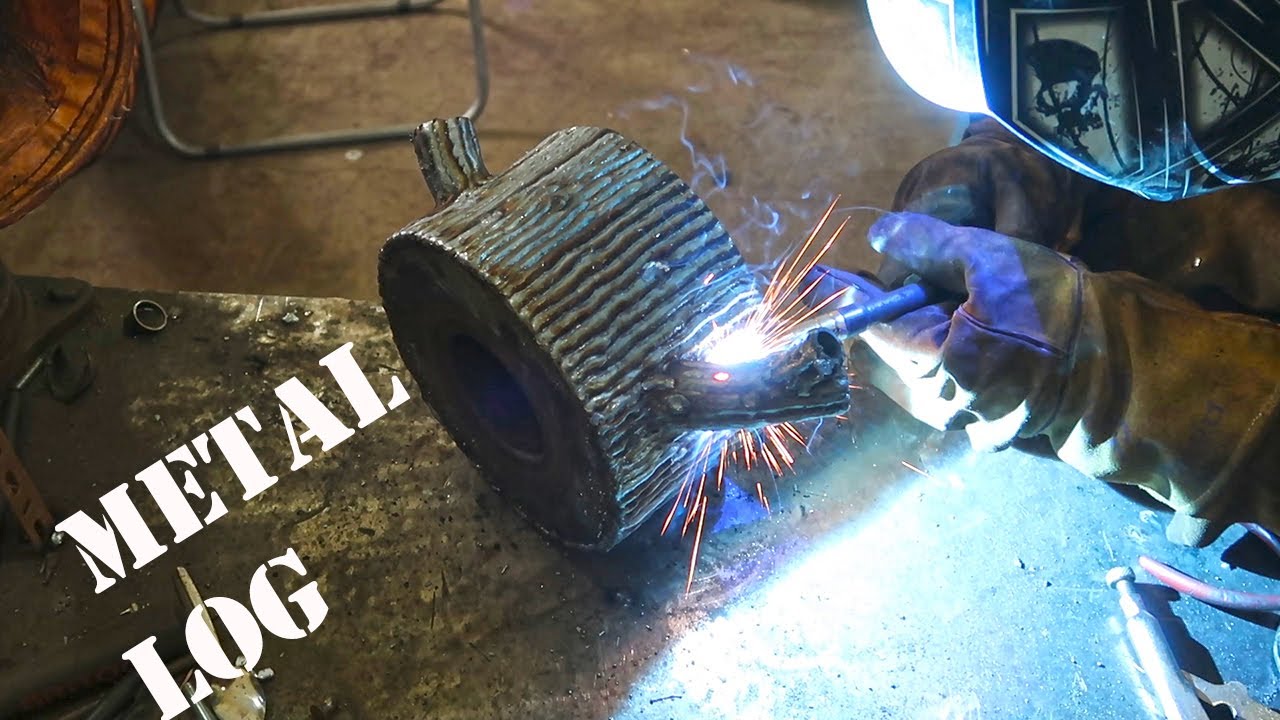 METAL LOG from brake discs, sheet metal and weld!!