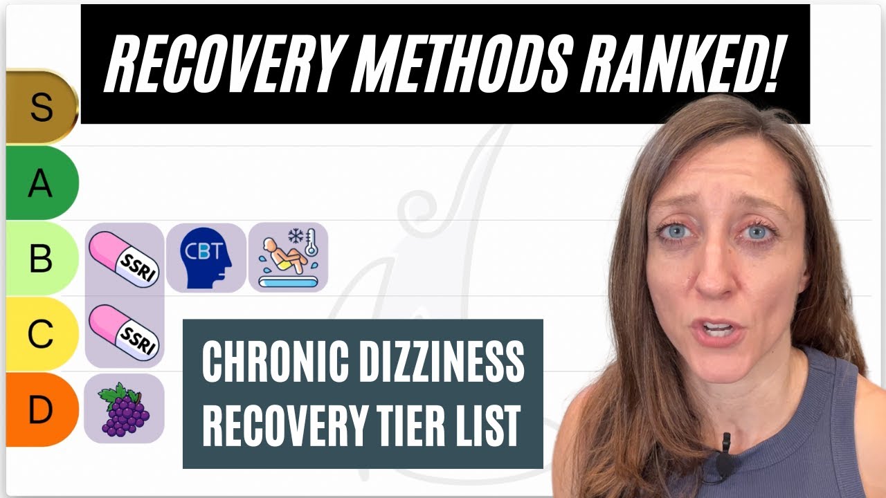 Recovery methods ranked! Tier list for popular chronic dizziness recovery methods, PPPD, MdDS, VM