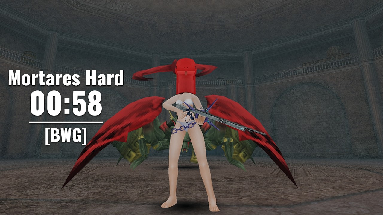 [Toram online] BWG vs Mortares Hard (00:58) / Solo
