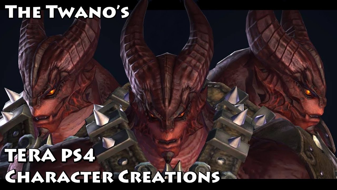 TERA PS4 - Character Creation (Male Aman) #1