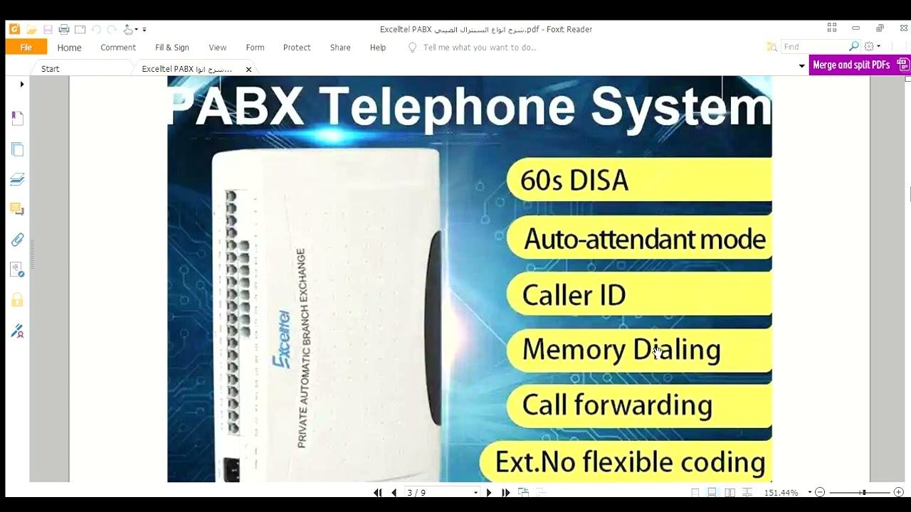 Excelltel PABX Telephone System PBX