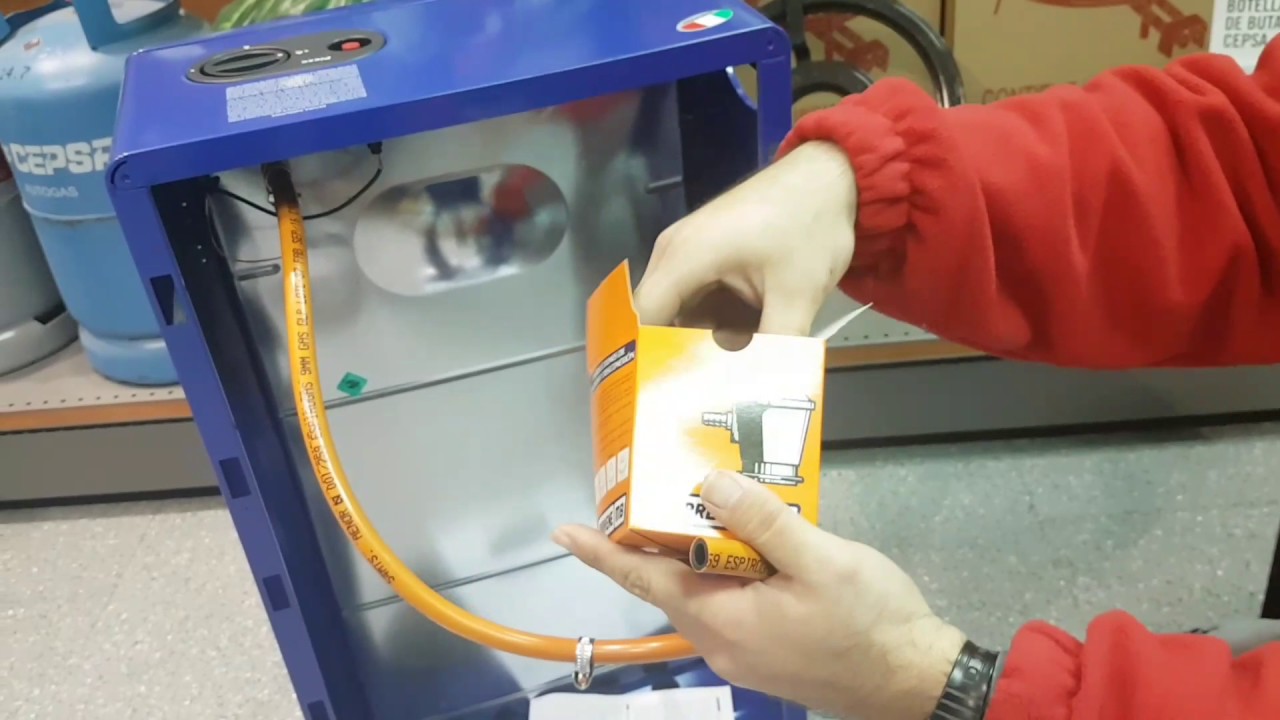 Instalar estufa de gas