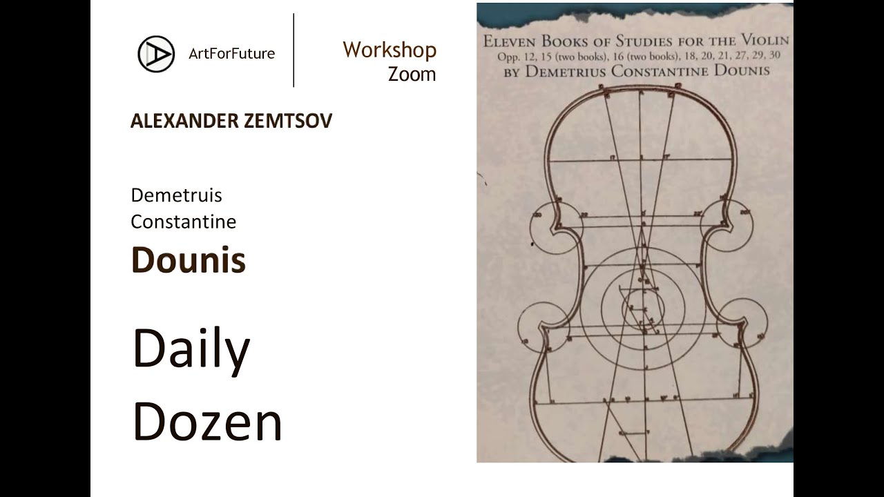 Alexander ZEMTSOV's Workshop - D.C.Dounis: DAILY DOZEN. Exercise 11. Tone Production.