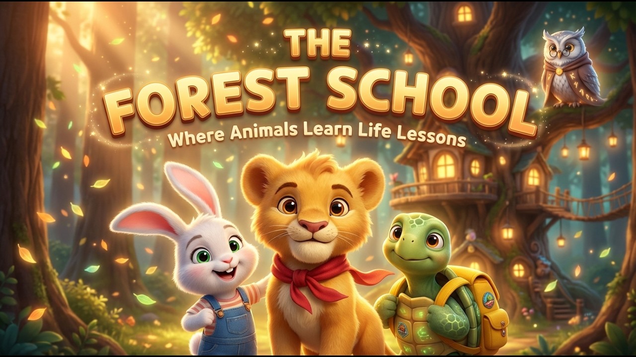 The Forest School 🌳✨ | A Heartwarming Story About Friendship, Courage & Kindness