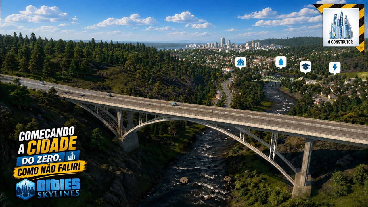 [Tutorial] Começando a cidade do zero, como não falir - Cities Skylines