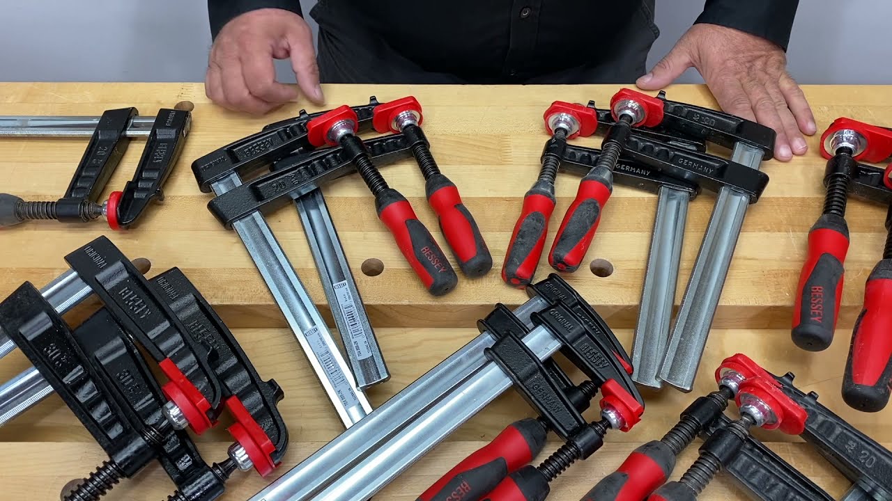 Bessey TG Series Malleable Cast Bar Clamps