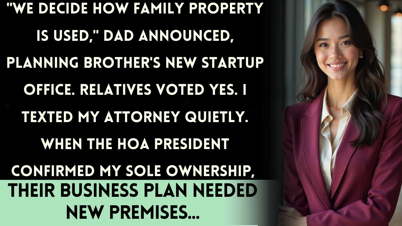 Family Voted To 'Repurpose' My House At Thanksgiving — The HOA President Had Different Plans...