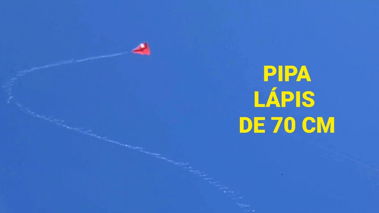 AGORA É PIPA LÁPIS modo de preparo com Medidas completas