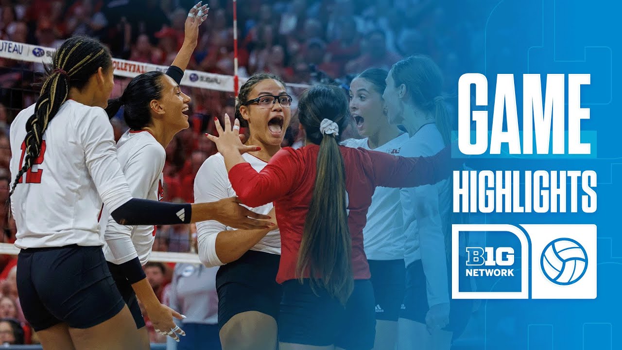Nebraska at Michigan State | Highlights | Big Ten Volleyball | 10/18/2024