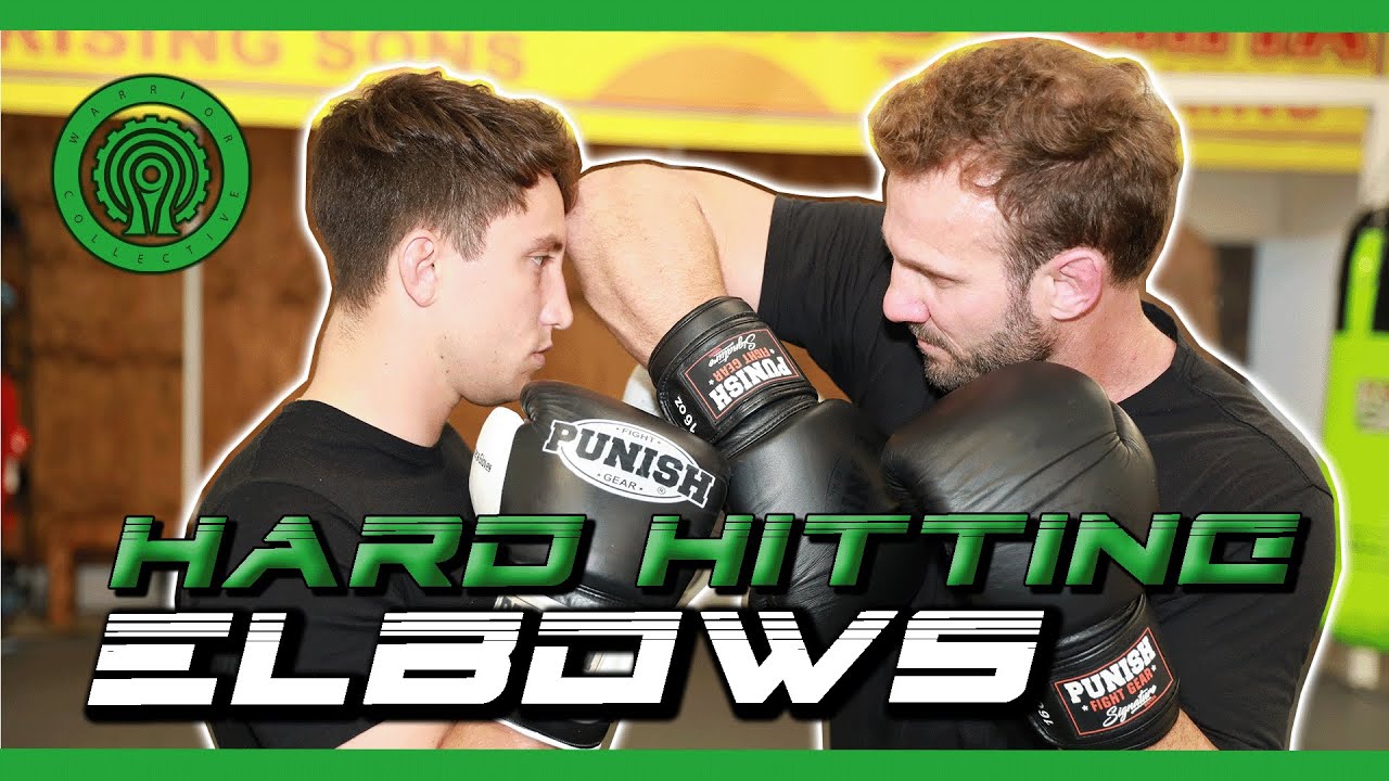 Nathan Corbett Muay Thai - Hard Hitting Elbow Combinations