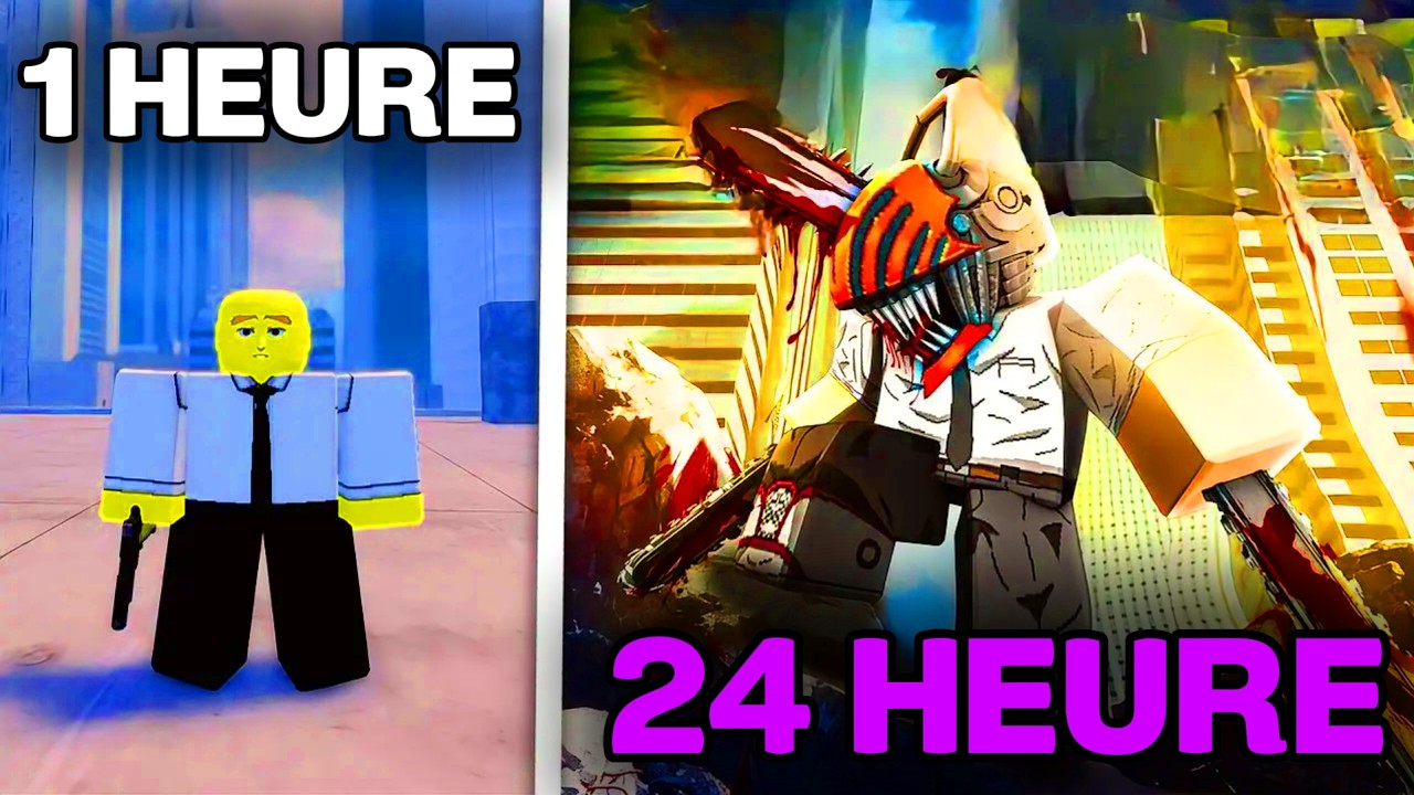 J'ai Pass&eacute; 24H sur CHAINSAW MAN et je Suis Devenu ACCRO (Roblox)