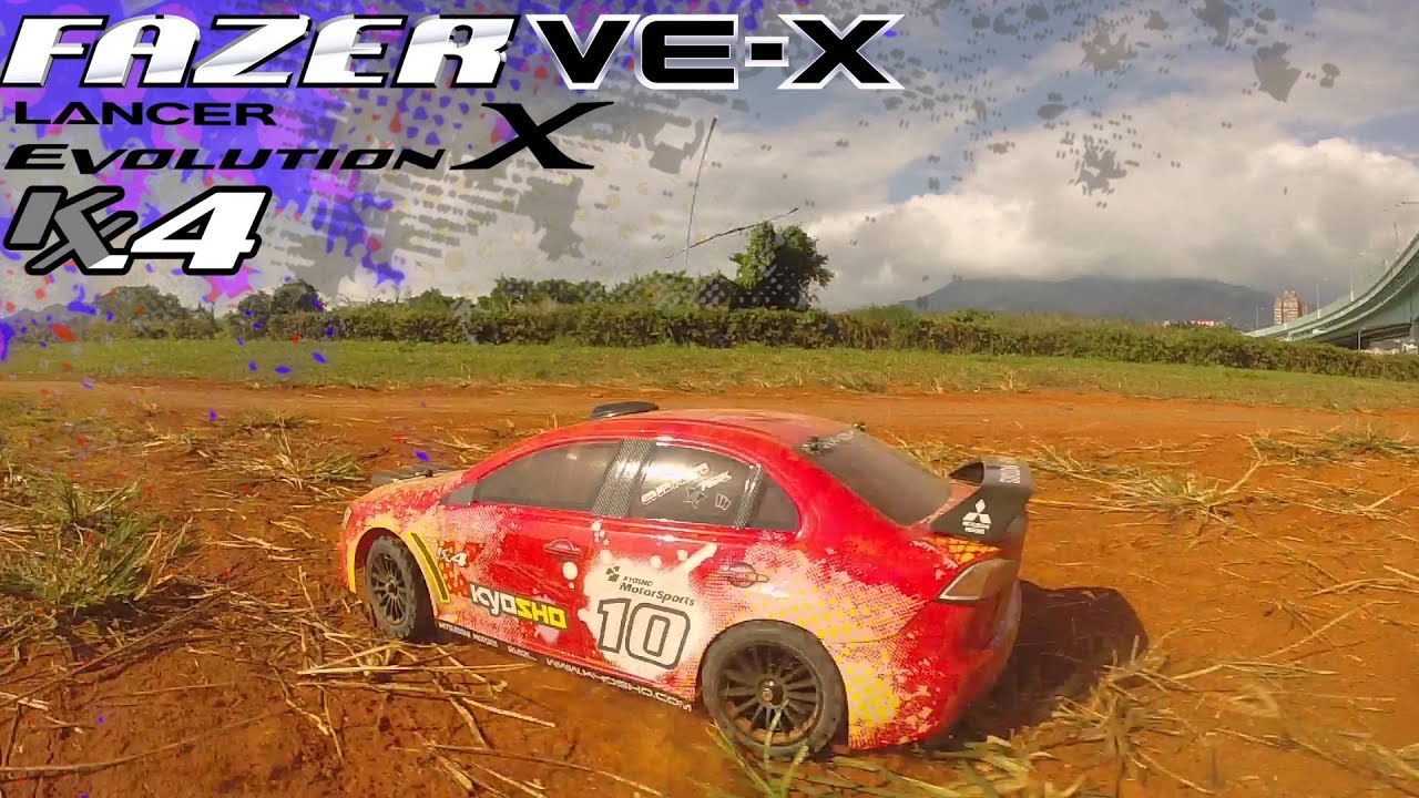 Bashing and drifting | KYOSHO Fazer VEX Lancer Evolution X KX3