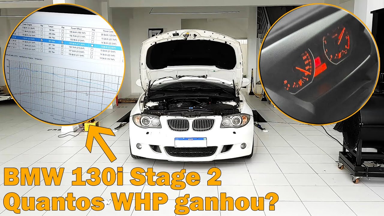 BMW 130i STAGE 2, QUANTOS WHP GANHOU? +280 KM/H ACELERANDO TUDO, TOP SPEED DA BRABA!!!