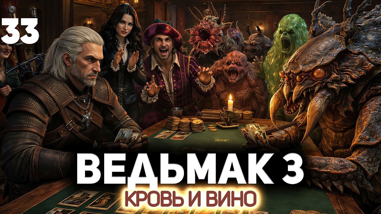 Турнир по гвинту в Туссенте⚔️ Ведьмак 3: Дикая Охота [PC 2022] #33