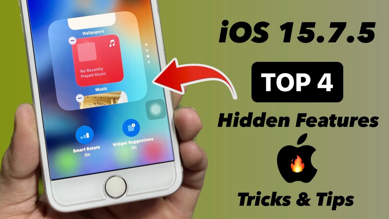 iOS 15.7.5 - TOP 4 Hidden Features New Tricks & Tips