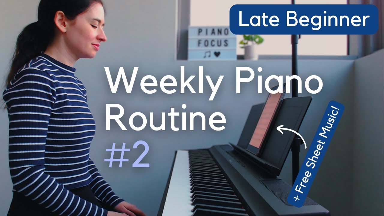 Peaceful Piano Routine (F Major Chord Patterns + Free Sheet Music)