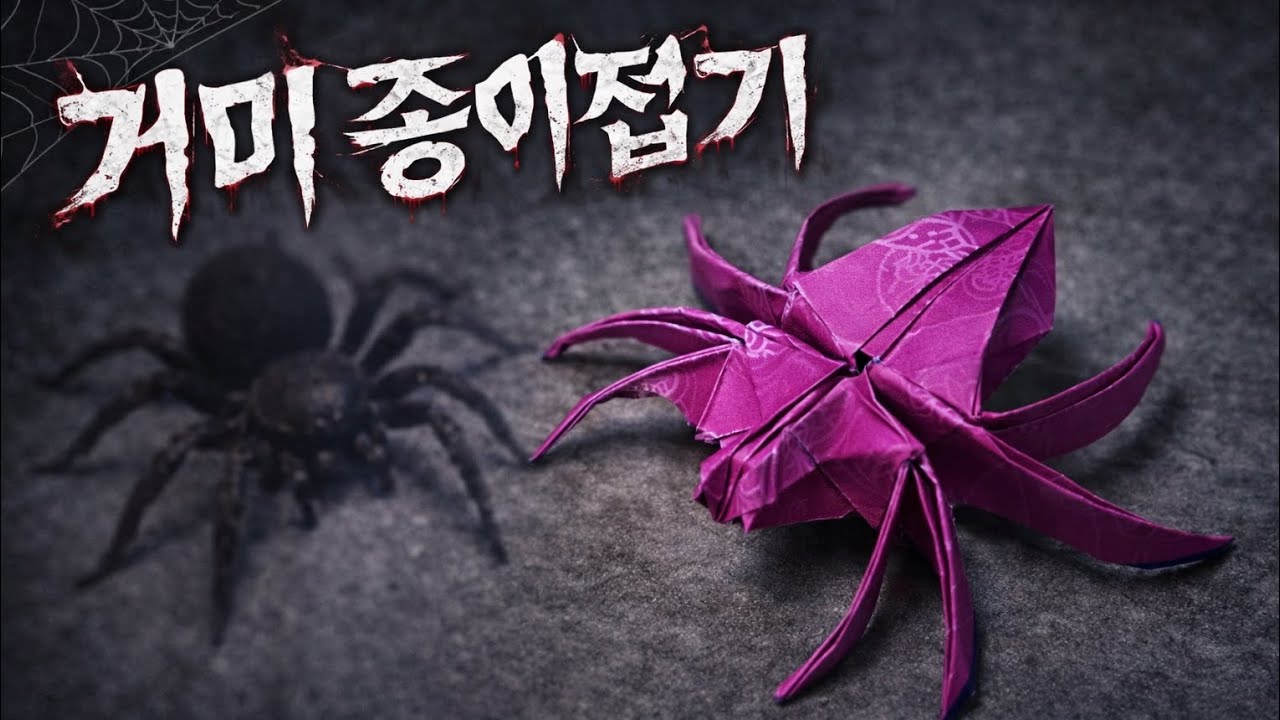거미 종이접기 - Origami spider