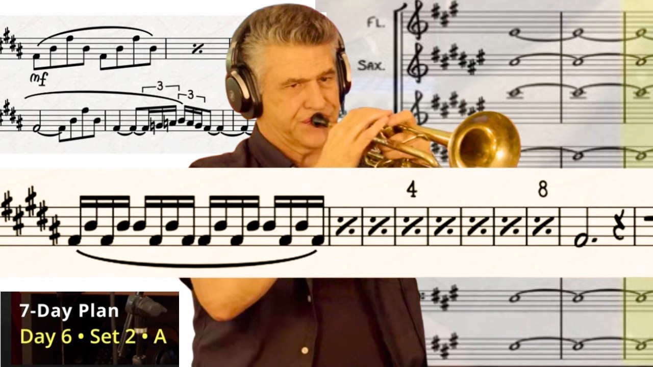 🎺 Day 6, Set 2 – Mid-Register Strength & Flexibilities | Walter White’s 7-Day Brass & Woodwind Plan