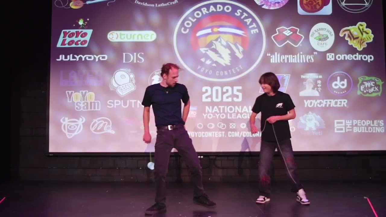 2025 Colorado State Yo-Yo Championships Duos Division 2nd place  Caleb Ballentine and Nathan Irwin