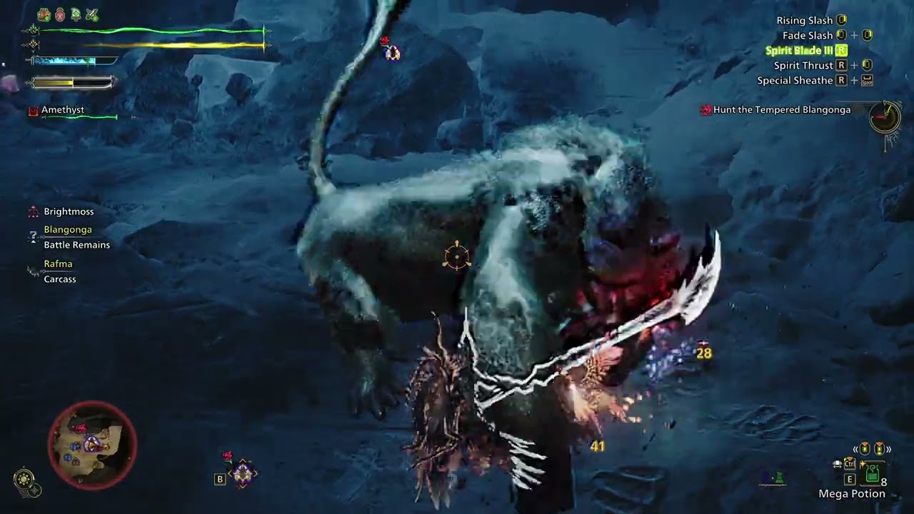 Monster Hunter Wilds Temepered Blangonga Solo