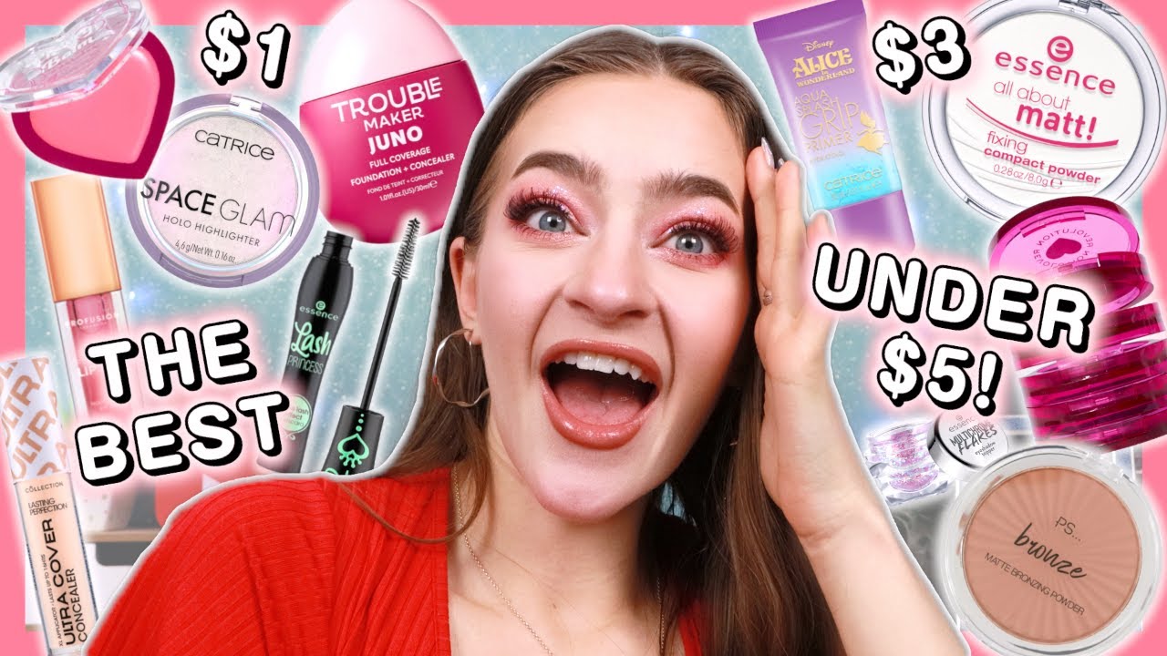 The BEST Drugstore Makeup For Under £5!! (get ready with me)