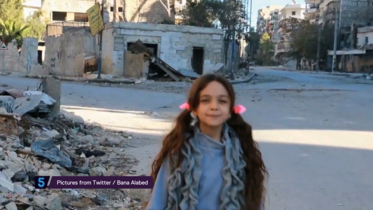 Seven-year-old Bana Alabed tweets from Aleppo