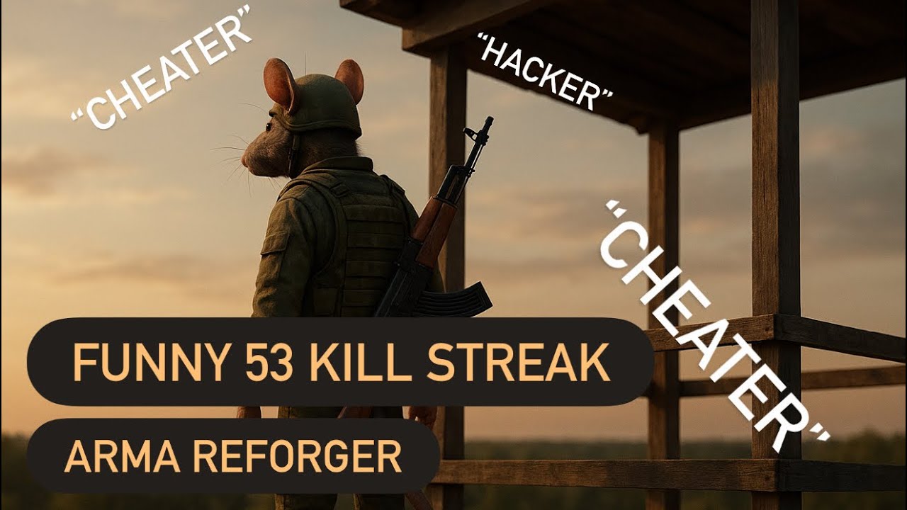 53 Killstreak Arma Reforger Gameplay! (Rat Tactics) #armareforger #warpigs #tacticalgaming 