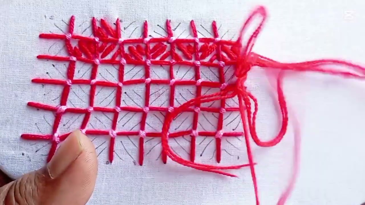 Simple & gorgeous hand embroidery design l hand embroidery tutorial for Beginners 