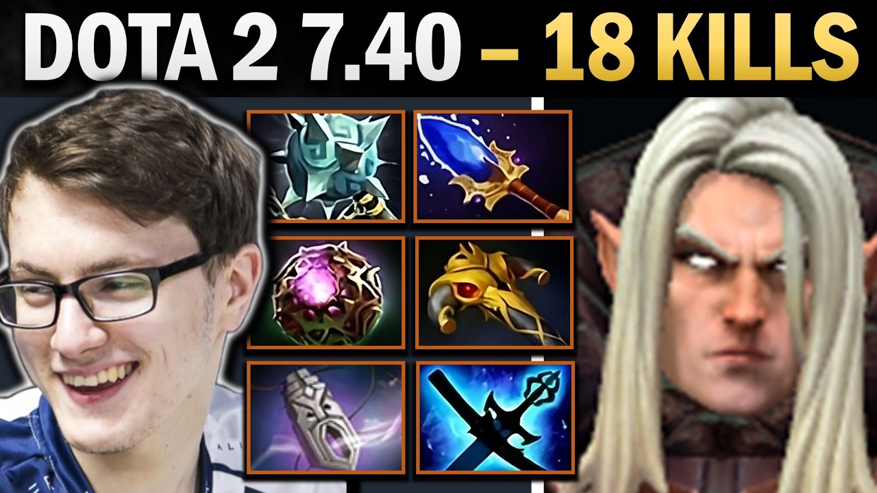 Invoker Pro Mid with 18 Kills and 900 GPM - Dota 2 7.41